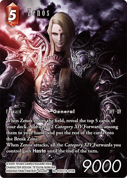Image for Zenos (Full Art) (Legacy Collection) (Re-015C/14-015R) - Final Fantasy TCG