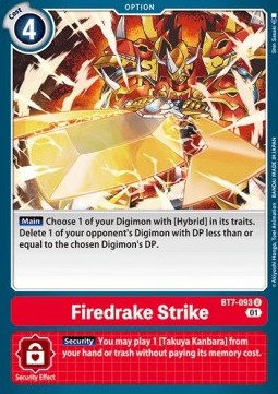 Firedrake Strike (BT7-093) - Next Adventure (Uncommon) [BT-07-BT7-093]