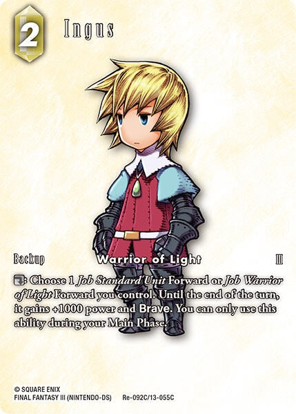 Image for Ingus (Full Art) (Legacy Collection) (Re-092C/13-055C) - Final Fantasy TCG