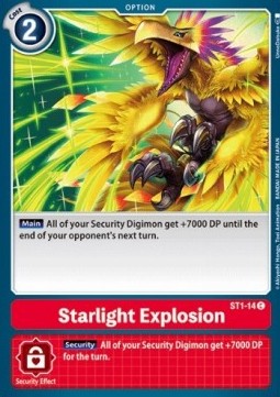 Starlight Explosion (ST1-14) - Starter Deck: Gaia Red (Common) [ST-1-ST1-14]
