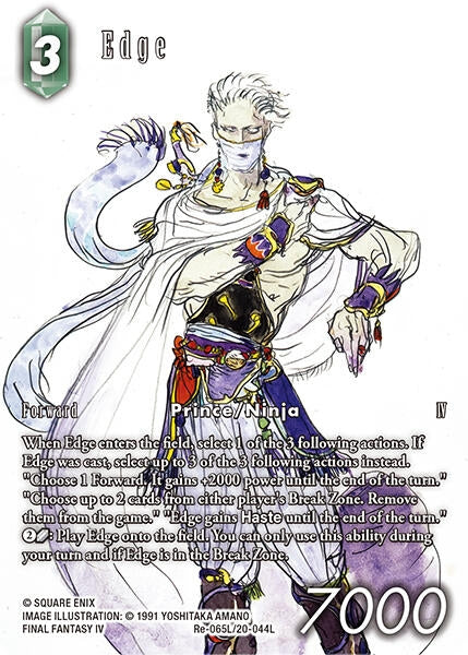 Image for Edge (Full Art) (Legacy Collection) (Re-065L/20-044L) - Final Fantasy TCG