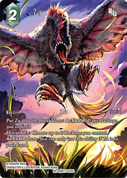 Image for Zu (Full Art) (Legacy Collection) (Re-068C/7-053C) - Final Fantasy TCG
