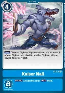 Kaiser Nail (ST2-15) - Starter Deck: Cocytus Blue (Common) [ST-2-ST2-15]