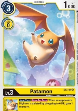 Patamon (ST3-04) - Starter Deck: Heaven's Yellow (Uncommon) [ST-3-ST3-04]