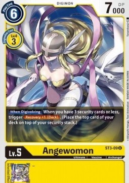 Angewomon (ST3-09) - Starter Deck: Heaven's Yellow (Uncommon) [ST-3-ST3-09]