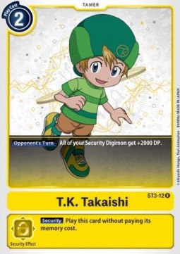 T.K. Takaishi (ST3-12) - Starter Deck: Heaven's Yellow (Rare) [ST-3-ST3-12]