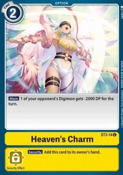 Heaven's Charm (ST3-14) - Starter Deck: Heaven's Yellow (Common) [ST-3-ST3-14]