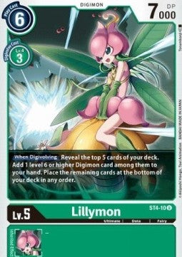 Lillymon (ST4-10) - Starter Deck: Giga Green (Uncommon) [ST-4-ST4-10]