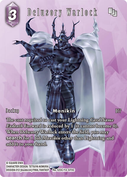 Image for Delusory Warlock (Full Art) (Legacy Collection) (Re-123C/13-070C) - Final Fantasy TCG