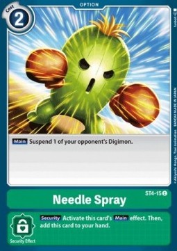 Needle Spray (ST4-15) - Starter Deck: Giga Green (Common) [ST-4-ST4-15]