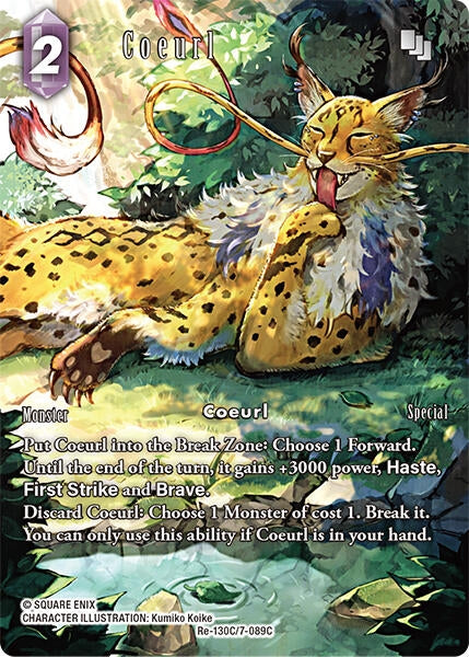 Image for Coeurl (Full Art) (Legacy Collection) (Re-130C/7-089C) - Final Fantasy TCG