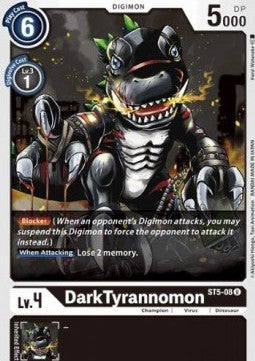 DarkTyrannomon (ST5-08) - Starter Deck: Machine Black (Uncommon) [ST-5-ST5-08]
