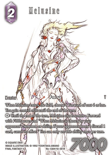 Image for Melusine (Full Art) (Legacy Collection) (Re-138H/18-081H) - Final Fantasy TCG