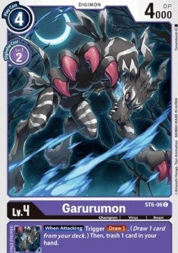 Garurumon (ST6-06) - Starter Deck: Venomous Violet (Common) [ST-6-ST6-06]