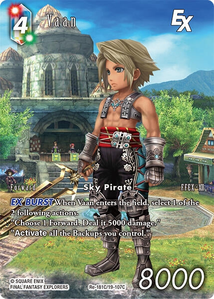 Image for Vaan EX (Full Art) (Legacy Collection) (Re-181C/19-107C) - Final Fantasy TCG