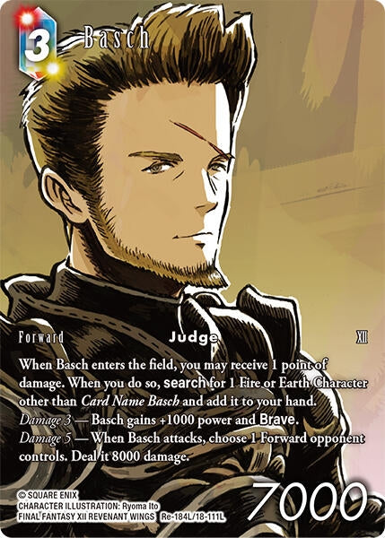 Image for Basch (Full Art) (Legacy Collection) (Re-184L/18-111L) - Final Fantasy TCG