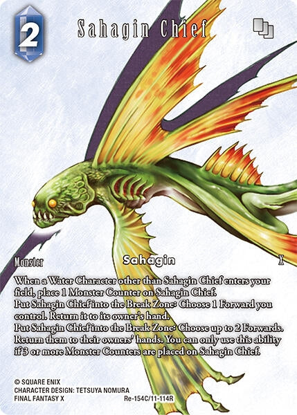 Image for Sahagin Chief (Full Art) (Legacy Collection) (Re-154C/11-114R) - Final Fantasy TCG