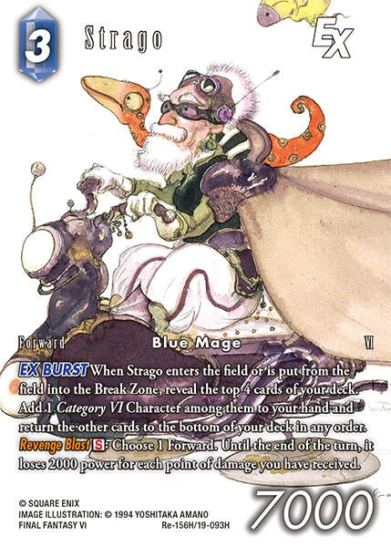 Image for Strago EX (Full Art) (Legacy Collection) (Re-156H/19-093H) - Final Fantasy TCG