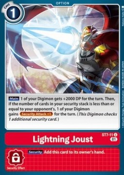 Lightning Joust (ST7-11) - Starter Deck: Gallantmon (Uncommon) [ST-7-ST7-11]