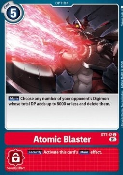 Atomic Blaster (ST7-12) - Starter Deck: Gallantmon (Common) [ST-7-ST7-12]