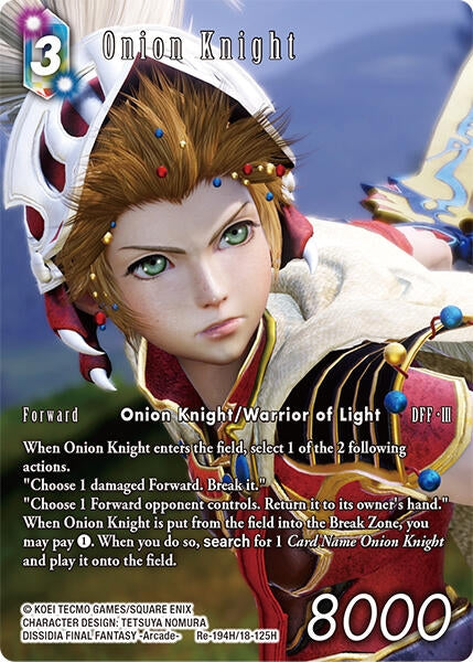 Image for Onion Knight (Full Art) (Legacy Collection) (Re-194H/18-125H) - Final Fantasy TCG