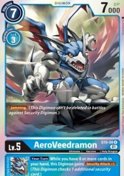 AeroVeedramon (ST8-08) - Starter Deck: UlforceVeedramon (Rare) [ST-8-ST8-08]
