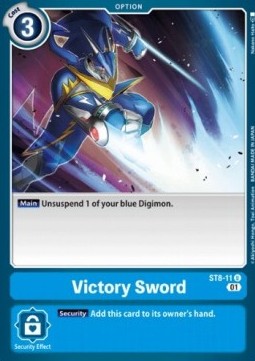 Victory Sword (ST8-11) - Starter Deck: UlforceVeedramon (Uncommon) [ST-8-ST8-11]