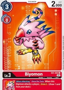 Biyomon (EX1-002) (V.1) - Classic Collection (Common) [EX-01-EX1-002]