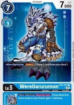 WereGarurumon (EX1-017) (V.1) - Classic Collection (Common) [EX-01-EX1-017]