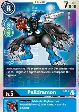 Paildramon (EX1-019) (V.1) - Classic Collection (Rare) [EX-01-EX1-019]