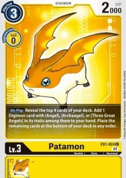 Patamon (EX1-024) (V.1) - Classic Collection (Uncommon) [EX-01-EX1-024]
