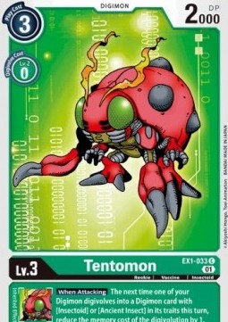 Tentomon (EX1-033) (V.1) - Classic Collection (Common) [EX-01-EX1-033]