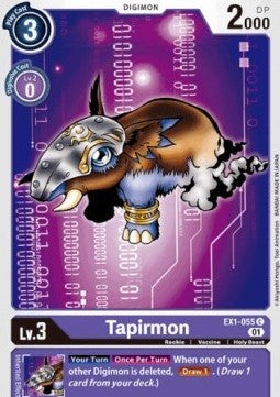 Tapirmon (EX1-055) - Classic Collection (Common) [EX-01-EX1-055]