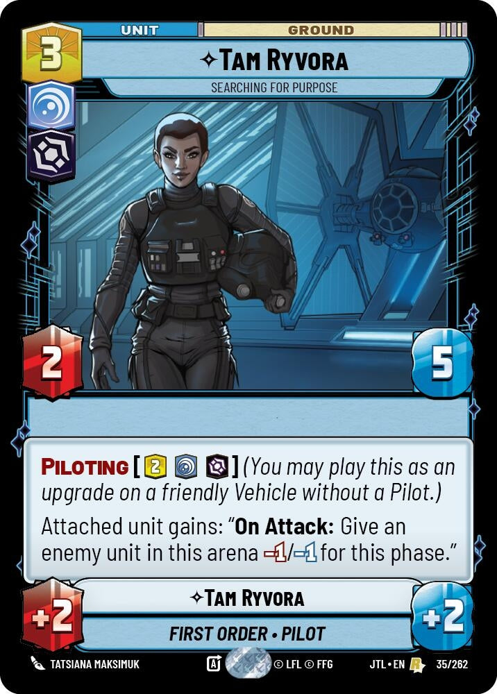 Image for Tam Ryvora - Searching For Purpose (Jump to Lightspeed) (035/262) - Star Wars: Unlimited