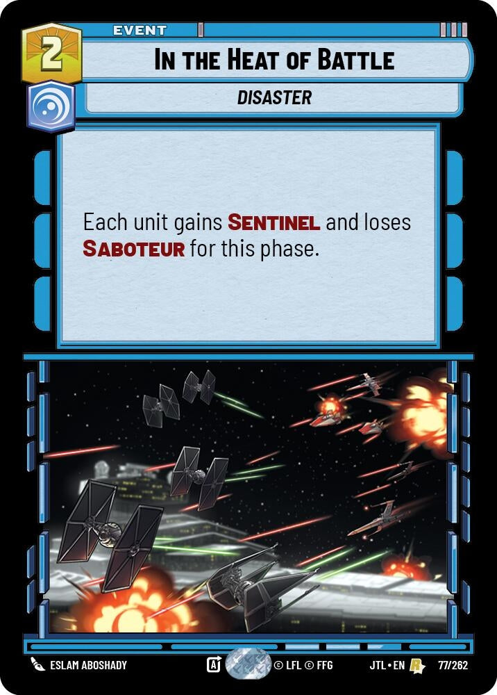 Image for In the Heat of Battle (Jump to Lightspeed) (077/262) - Star Wars: Unlimited