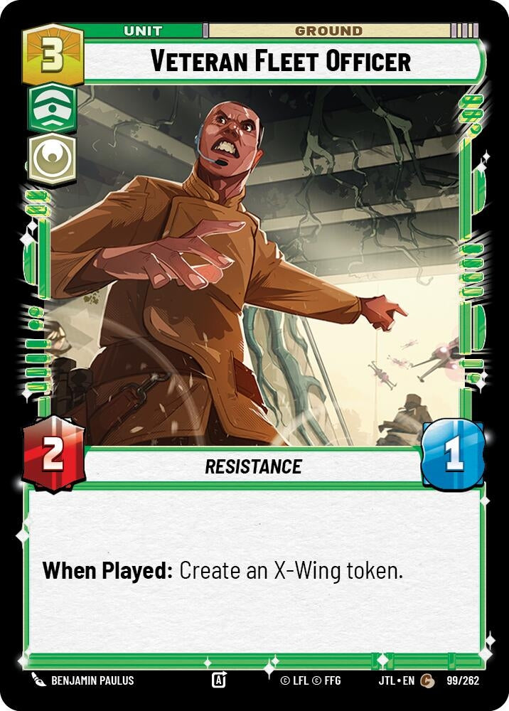 Image for Veteran Fleet Officer (Jump to Lightspeed) (099/262) - Star Wars: Unlimited