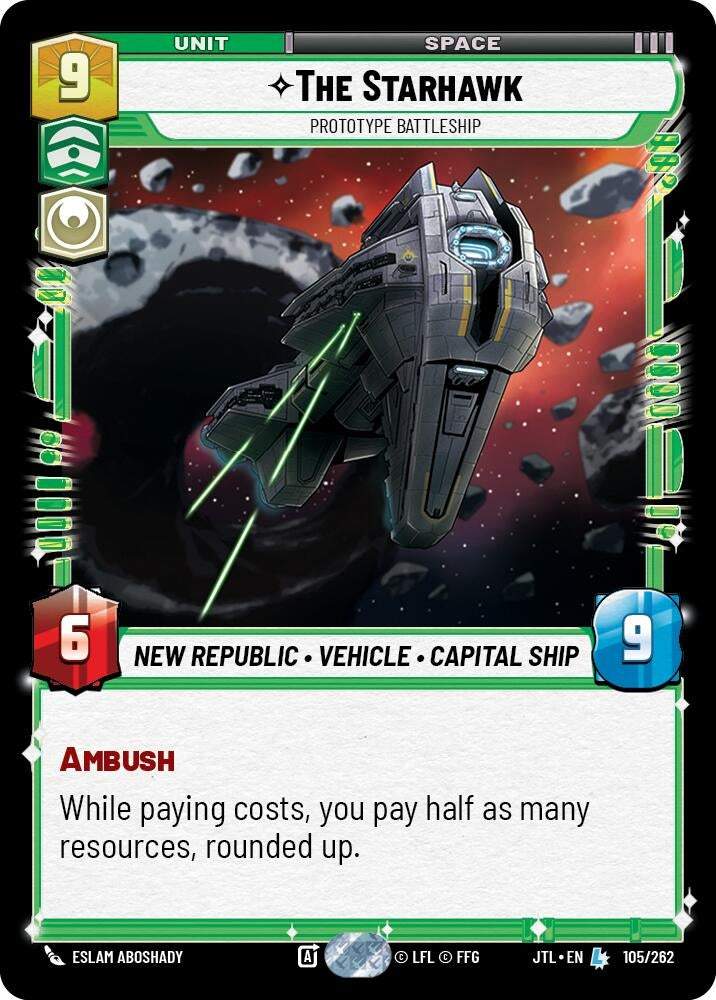 Image for The Starhawk - Prototype Battleship (Jump to Lightspeed) (105/262) - Star Wars: Unlimited