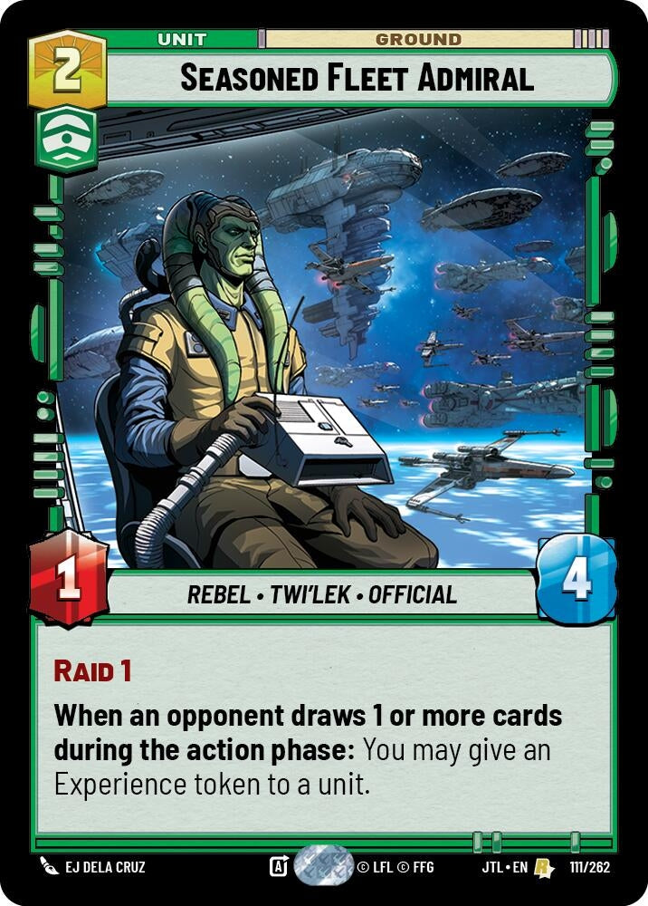 Image for Seasoned Fleet Admiral (Jump to Lightspeed) (111/262) - Star Wars: Unlimited