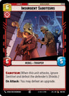 Image for Insurgent Saboteurs (Jump to Lightspeed) (168/262) - Star Wars: Unlimited
