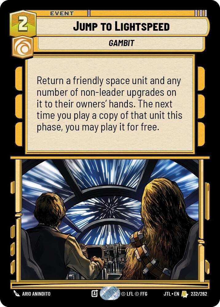 Image for Jump to Lightspeed (Jump to Lightspeed) (232/262) - Star Wars: Unlimited