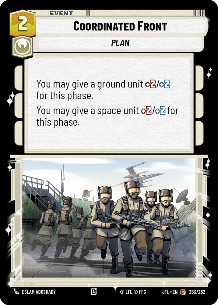 Image for Coordinated Front (Jump to Lightspeed) (253/262) - Star Wars: Unlimited