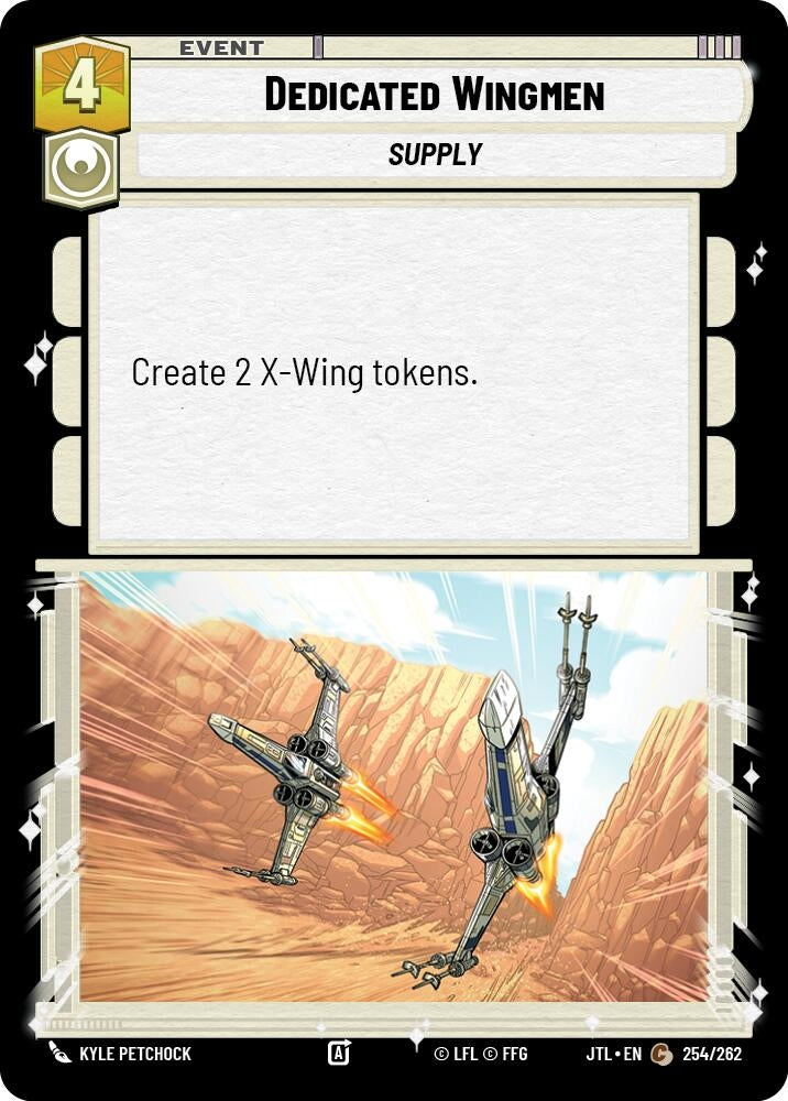 Image for Dedicated Wingmen (Jump to Lightspeed) (254/262) - Star Wars: Unlimited