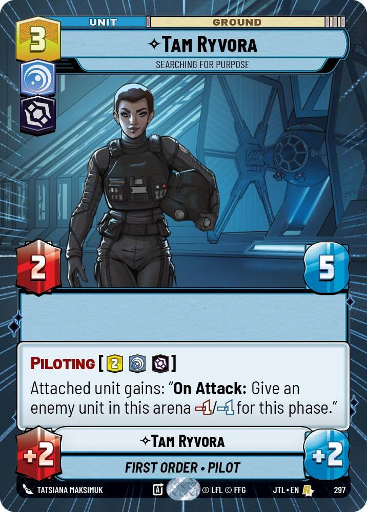 Image for Tam Ryvora - Searching For Purpose (Hyperspace) (Jump to Lightspeed) (297) - Star Wars: Unlimited