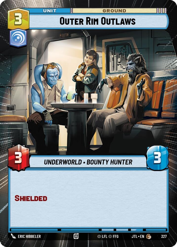 Image for Outer Rim Outlaws (Hyperspace) (Jump to Lightspeed) (327) - Star Wars: Unlimited