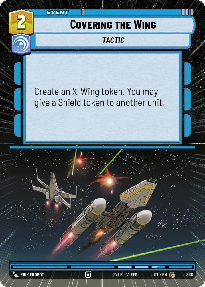Image for Covering the Wing (Hyperspace) (Jump to Lightspeed) (338) - Star Wars: Unlimited