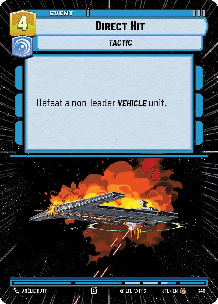 Image for Direct Hit (Hyperspace) (Jump to Lightspeed) (340) - Star Wars: Unlimited