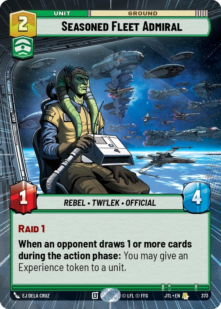 Image for Seasoned Fleet Admiral (Hyperspace) (Jump to Lightspeed) (373) - Star Wars: Unlimited