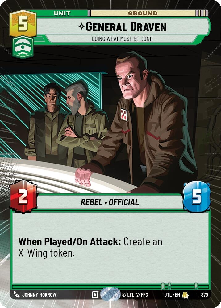 Image for General Draven - Doing What Must Be Done (Hyperspace) (Jump to Lightspeed) (379) - Star Wars: Unlimited
