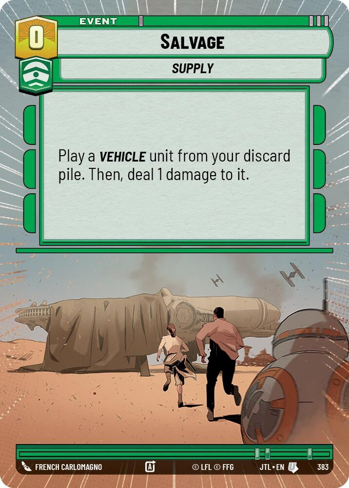 Image for Salvage (Hyperspace) (Jump to Lightspeed) (383) - Star Wars: Unlimited