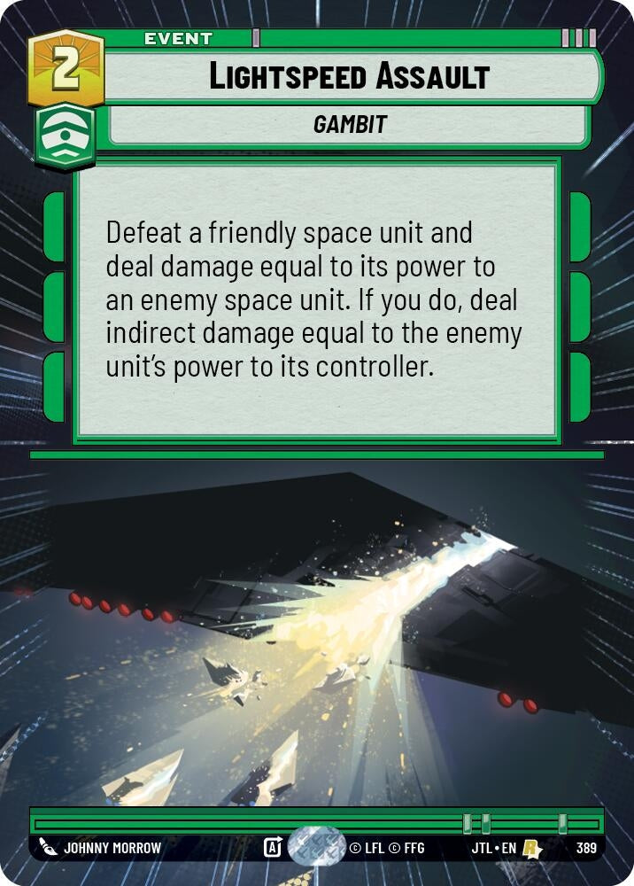 Image for Lightspeed Assault (Hyperspace) (Jump to Lightspeed) (389) - Star Wars: Unlimited